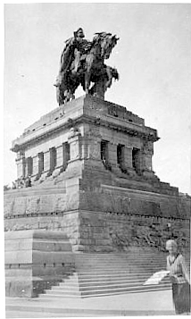 Kaiser Wilhelm Denkmal Coblenz.